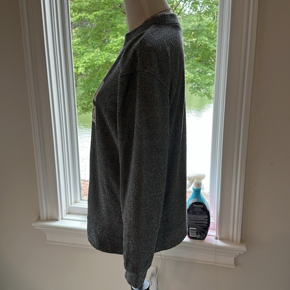 Rad Vibes Only “BE A GOOD HUMAN” Grey Sweatshirt, Small, EUC - Picture 3 of 7